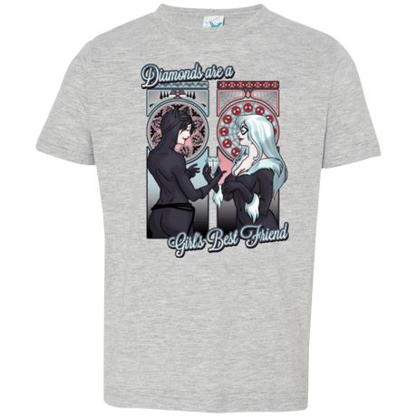 T-Shirts Heather / 2T Diamonds are a Girl's Best Friend Toddler Premium T-Shirt