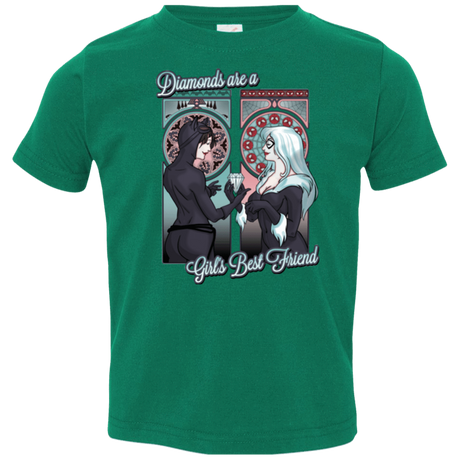 T-Shirts Kelly / 2T Diamonds are a Girl's Best Friend Toddler Premium T-Shirt