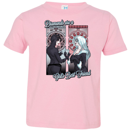 T-Shirts Pink / 2T Diamonds are a Girl's Best Friend Toddler Premium T-Shirt