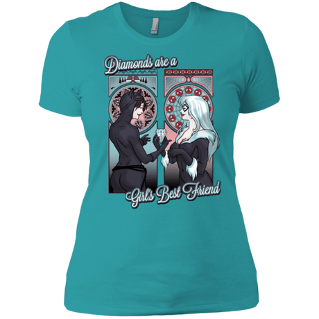 T-Shirts Tahiti Blue / X-Small Diamonds are a Girl's Best Friend Women's Premium T-Shirt