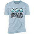 T-Shirts Light Blue / YXS Diamonds Are A Girls Best Friend Boys Premium T-Shirt