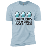 T-Shirts Light Blue / YXS Diamonds Are A Girls Best Friend Boys Premium T-Shirt