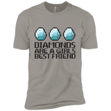 T-Shirts Light Grey / YXS Diamonds Are A Girls Best Friend Boys Premium T-Shirt