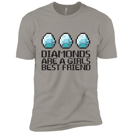 T-Shirts Light Grey / YXS Diamonds Are A Girls Best Friend Boys Premium T-Shirt