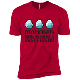 T-Shirts Red / YXS Diamonds Are A Girls Best Friend Boys Premium T-Shirt