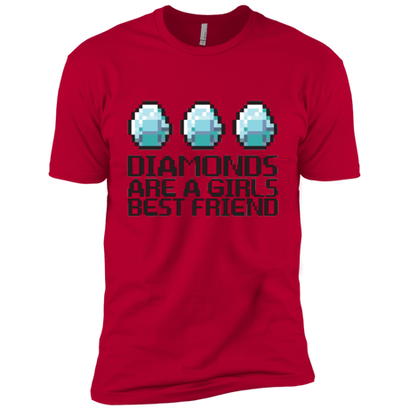 T-Shirts Red / YXS Diamonds Are A Girls Best Friend Boys Premium T-Shirt