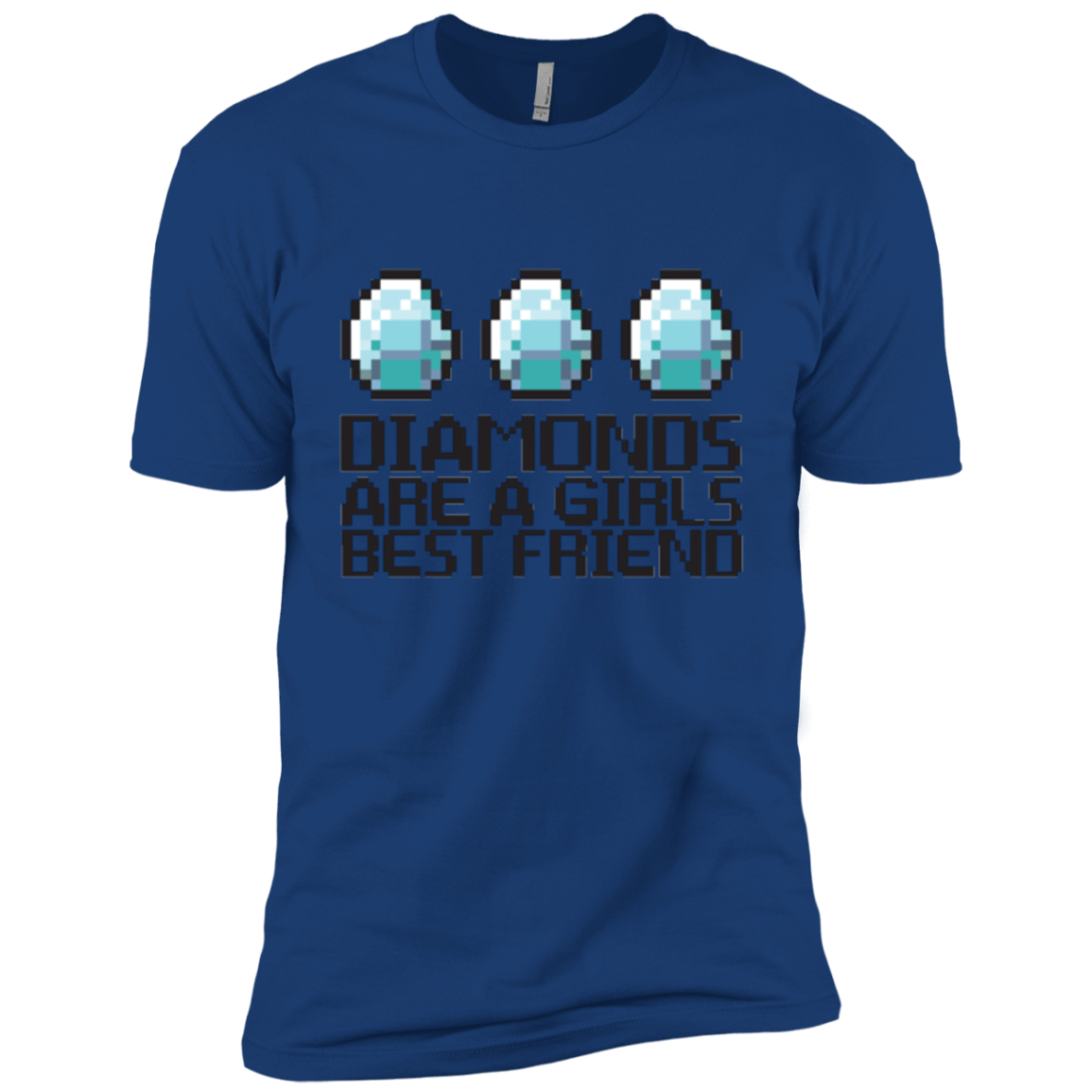 T-Shirts Royal / YXS Diamonds Are A Girls Best Friend Boys Premium T-Shirt