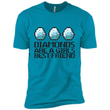 T-Shirts Turquoise / YXS Diamonds Are A Girls Best Friend Boys Premium T-Shirt