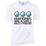 T-Shirts White / YXS Diamonds Are A Girls Best Friend Boys Premium T-Shirt