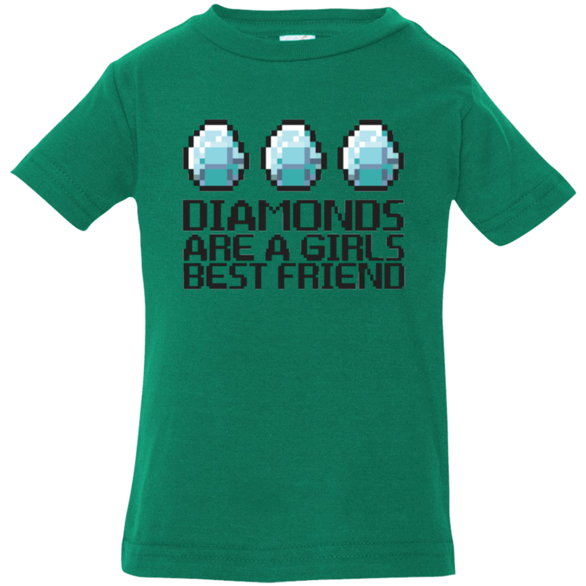 T-Shirts Kelly / 6 Months Diamonds Are A Girls Best Friend Infant Premium T-Shirt