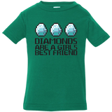 T-Shirts Kelly / 6 Months Diamonds Are A Girls Best Friend Infant Premium T-Shirt