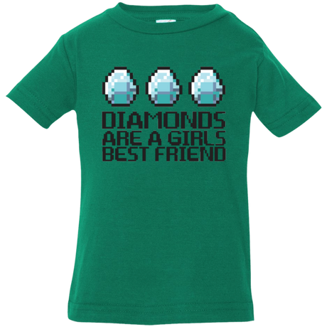 T-Shirts Kelly / 6 Months Diamonds Are A Girls Best Friend Infant Premium T-Shirt