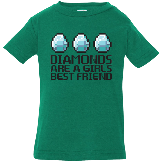 T-Shirts Kelly / 6 Months Diamonds Are A Girls Best Friend Infant Premium T-Shirt