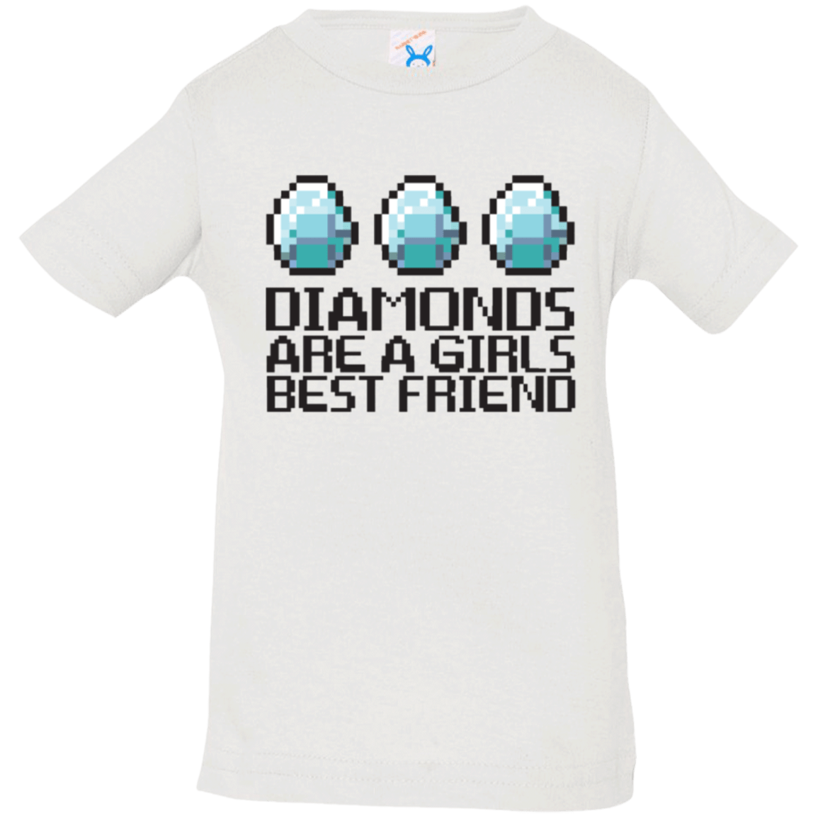 T-Shirts White / 6 Months Diamonds Are A Girls Best Friend Infant Premium T-Shirt