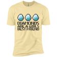 T-Shirts Banana Cream / X-Small Diamonds Are A Girls Best Friend Men's Premium T-Shirt
