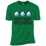 T-Shirts Kelly Green / X-Small Diamonds Are A Girls Best Friend Men's Premium T-Shirt