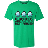 T-Shirts Envy / Small Diamonds Are A Girls Best Friend Men's Triblend T-Shirt