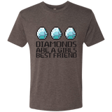 T-Shirts Macchiato / Small Diamonds Are A Girls Best Friend Men's Triblend T-Shirt
