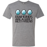 T-Shirts Premium Heather / Small Diamonds Are A Girls Best Friend Men's Triblend T-Shirt