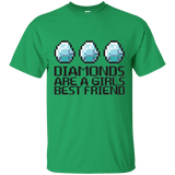 T-Shirts Irish Green / Small Diamonds Are A Girls Best Friend T-Shirt
