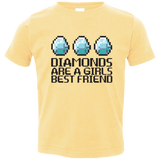 T-Shirts Butter / 2T Diamonds Are A Girls Best Friend Toddler Premium T-Shirt