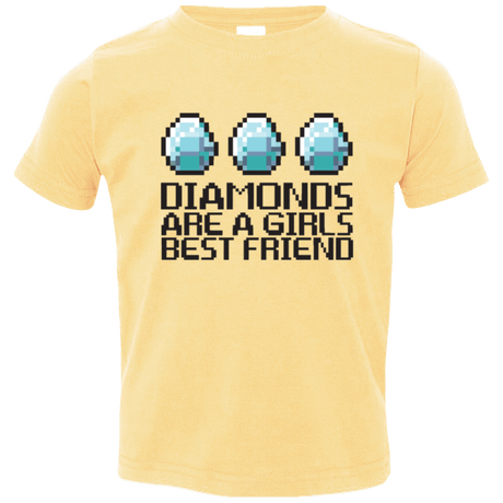 T-Shirts Butter / 2T Diamonds Are A Girls Best Friend Toddler Premium T-Shirt