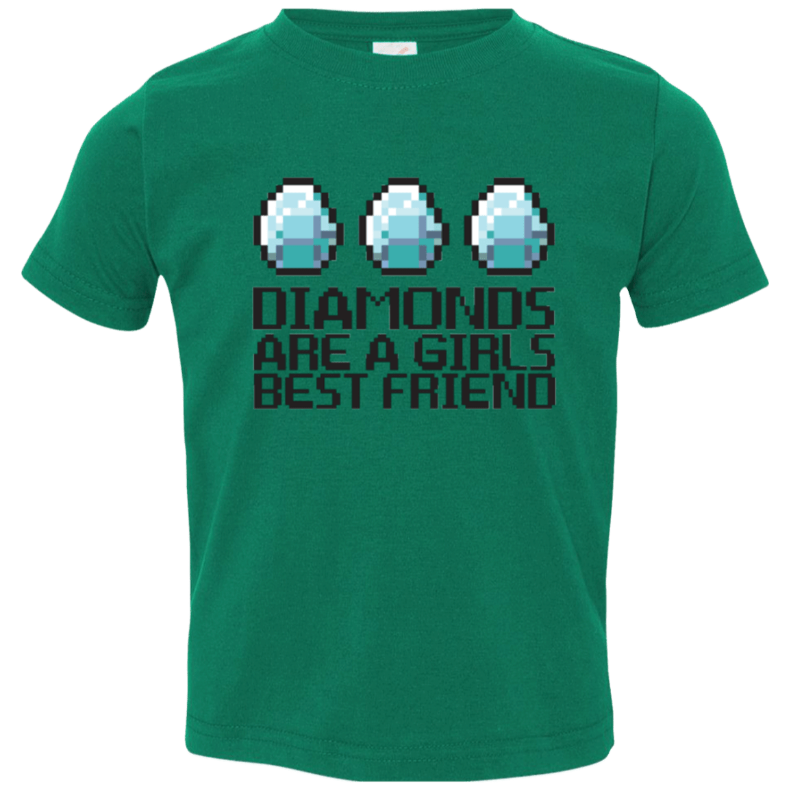 T-Shirts Kelly / 2T Diamonds Are A Girls Best Friend Toddler Premium T-Shirt