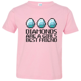 T-Shirts Pink / 2T Diamonds Are A Girls Best Friend Toddler Premium T-Shirt