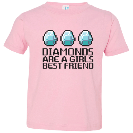 T-Shirts Pink / 2T Diamonds Are A Girls Best Friend Toddler Premium T-Shirt