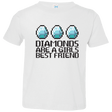 T-Shirts White / 2T Diamonds Are A Girls Best Friend Toddler Premium T-Shirt