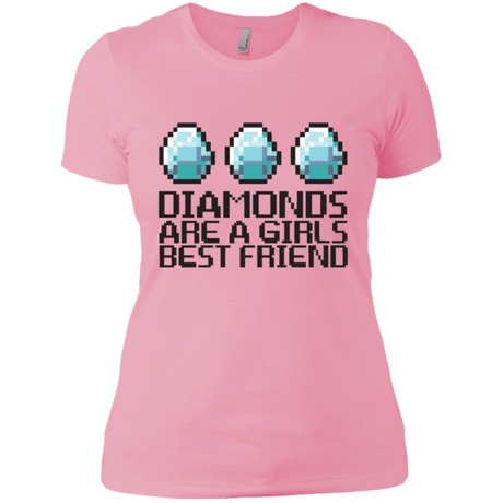 T-Shirts Light Pink / X-Small Diamonds Are A Girls Best Friend Women's Premium T-Shirt