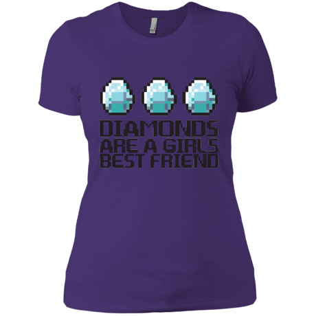 T-Shirts Purple Rush/ / X-Small Diamonds Are A Girls Best Friend Women's Premium T-Shirt