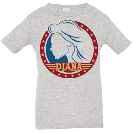 T-Shirts Heather Grey / 6 Months Diana Infant Premium T-Shirt