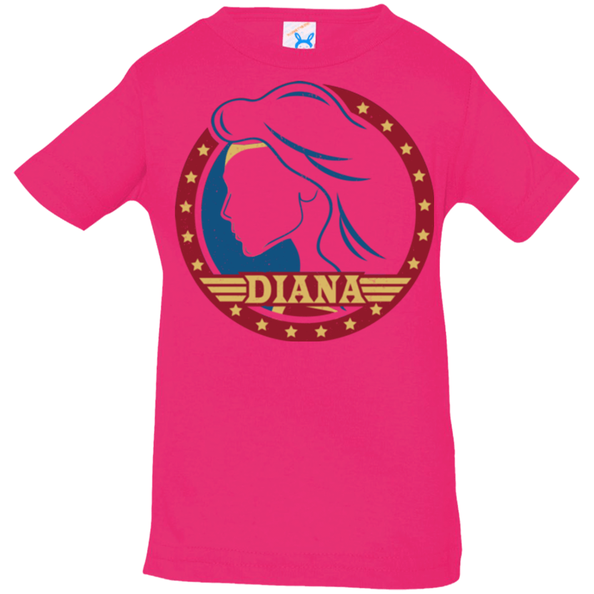 T-Shirts Hot Pink / 6 Months Diana Infant Premium T-Shirt