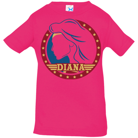 T-Shirts Hot Pink / 6 Months Diana Infant Premium T-Shirt