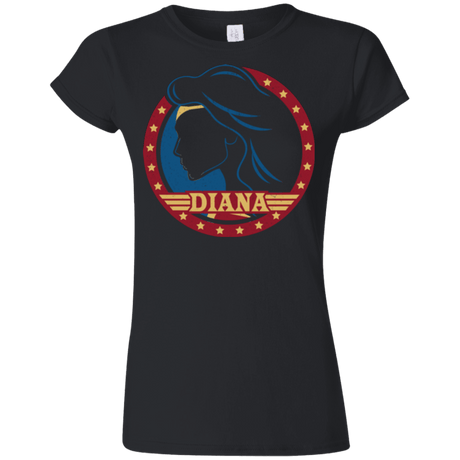 T-Shirts Black / S Diana Junior Slimmer-Fit T-Shirt