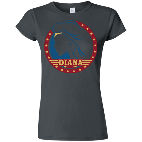 T-Shirts Charcoal / S Diana Junior Slimmer-Fit T-Shirt