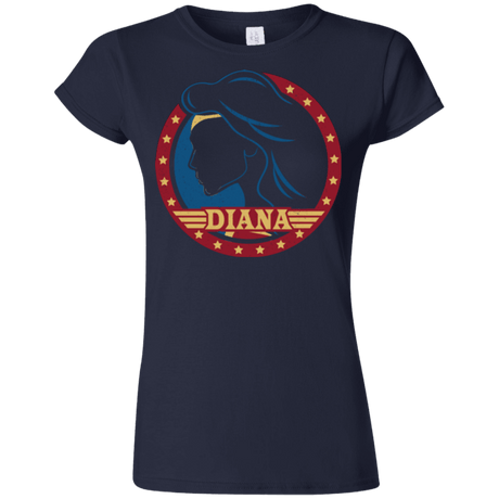 T-Shirts Navy / S Diana Junior Slimmer-Fit T-Shirt