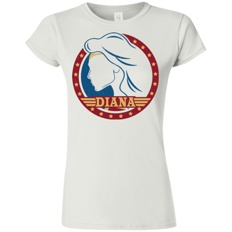 T-Shirts White / S Diana Junior Slimmer-Fit T-Shirt