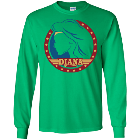 T-Shirts Irish Green / S Diana Men's Long Sleeve T-Shirt