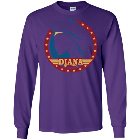 T-Shirts Purple / S Diana Men's Long Sleeve T-Shirt