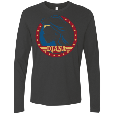 T-Shirts Heavy Metal / S Diana Men's Premium Long Sleeve