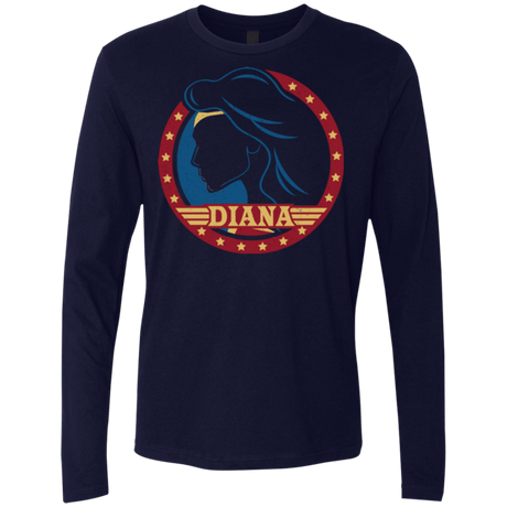 T-Shirts Midnight Navy / S Diana Men's Premium Long Sleeve