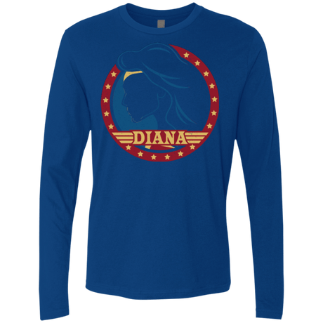 T-Shirts Royal / S Diana Men's Premium Long Sleeve