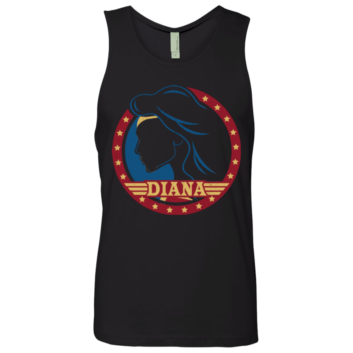 T-Shirts Black / S Diana Men's Premium Tank Top