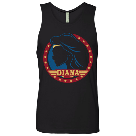 T-Shirts Black / S Diana Men's Premium Tank Top