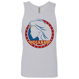 T-Shirts Heather Grey / S Diana Men's Premium Tank Top