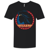 T-Shirts Black / X-Small Diana Men's Premium V-Neck