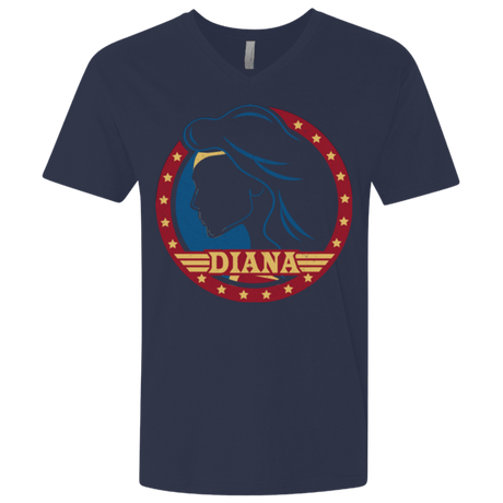 T-Shirts Midnight Navy / X-Small Diana Men's Premium V-Neck