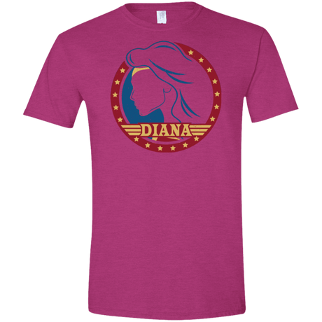 T-Shirts Antique Heliconia / S Diana Men's Semi-Fitted Softstyle